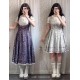 Iris De Nuit Angelonia Flower Wall Blouse JSKs and One Piece(Reservation/2 Colours/Full Payment Without Shipping)